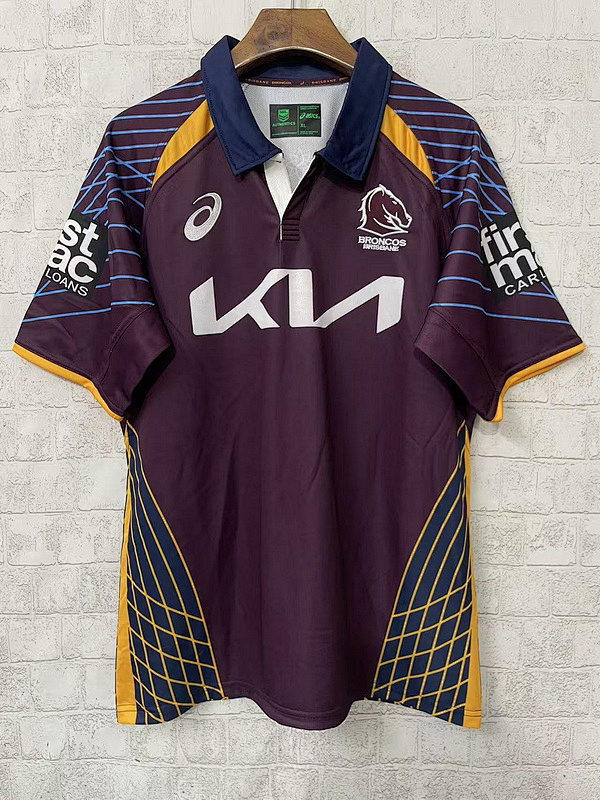 Brisbane Broncos Rugby Jersey S-5XL S-5XL