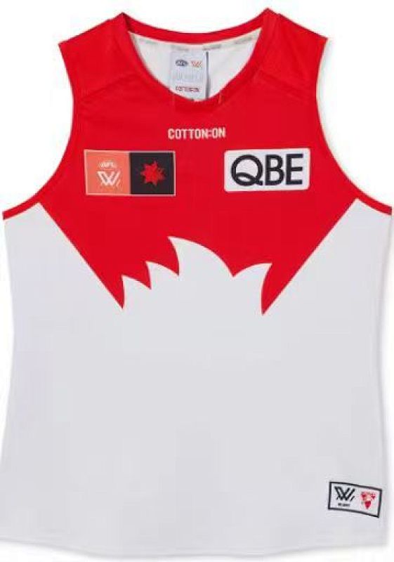 Sydney-Swans Home Jersey S-3XL Afl S-2XL