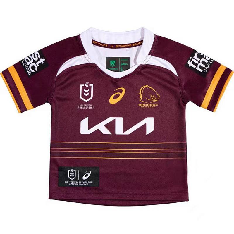 Brisbane Broncos Kids Home Rugby Jersey 16 -26 16 -26