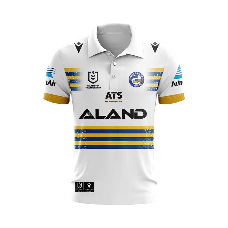 Parramatta Eels Away Polo Rugby Jerseys S-5XL S-5XL