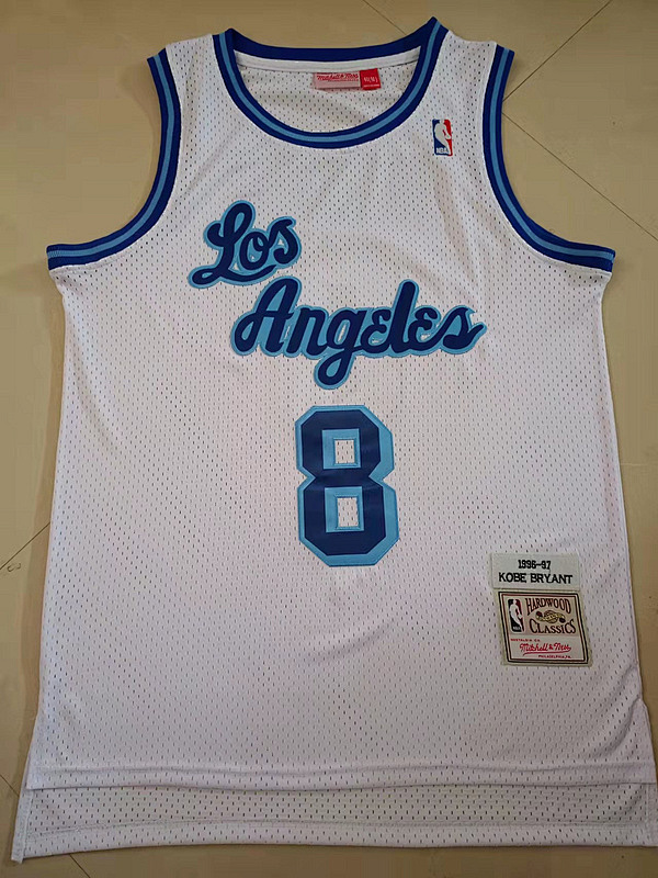 96-97 Lakers Retro Embroidery Jersey S-2XL