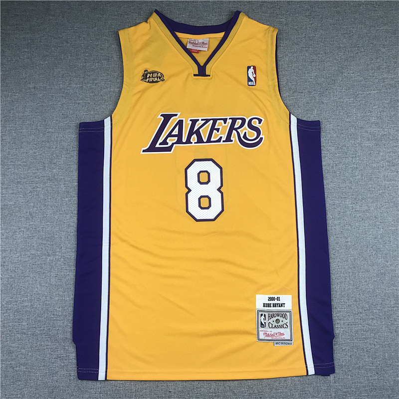 00-01 Lakers Retro Embroidery Jersey S-2XL