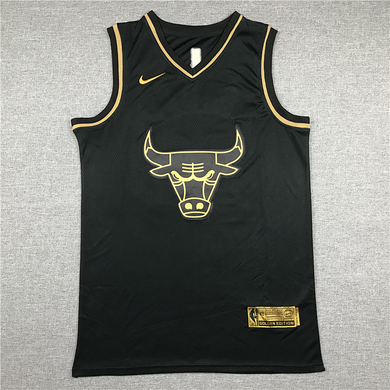 Bulls Embroidery Jersey S-2XL