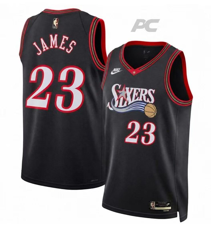 26 76ers Jersey S-2XL 76