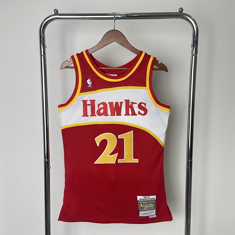 85-86 Hawks Retro Jersey S-2XL