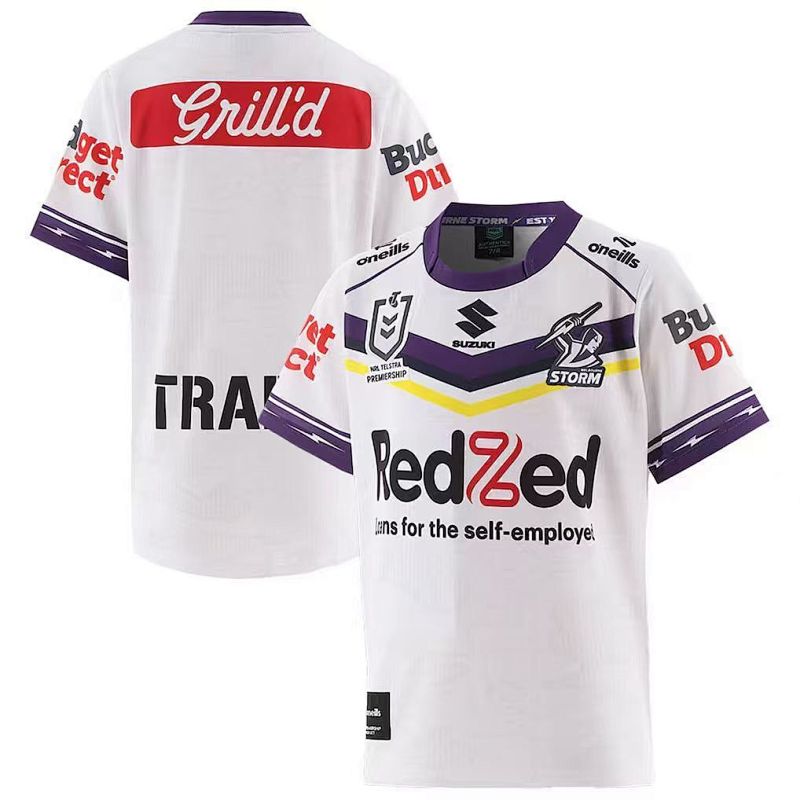 Melbourne Storm Away Rugby Jerseys S-5XL S-5XL