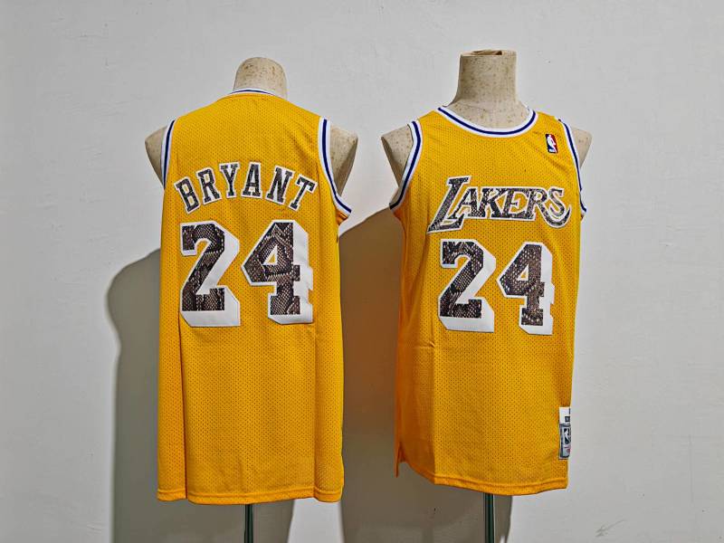 Lakers Retro Embroidery Jersey S-2XL