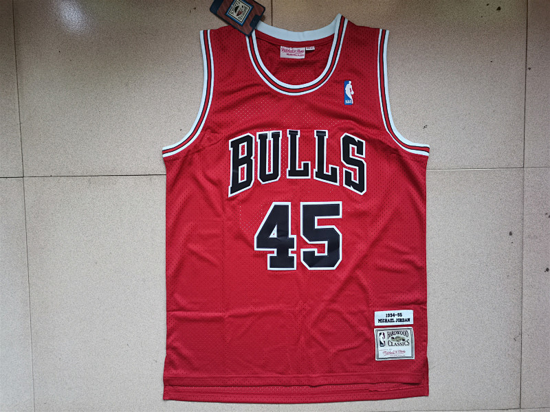 94-95 Bulls Retro Embroidery Jersey S-2XL