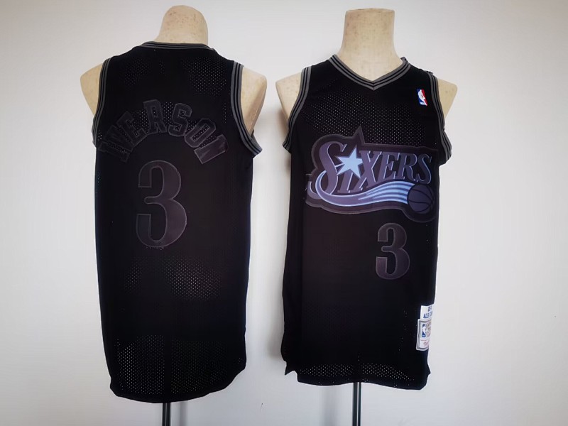 25 76ers Retro Embroidery Jersey S-2XL 76