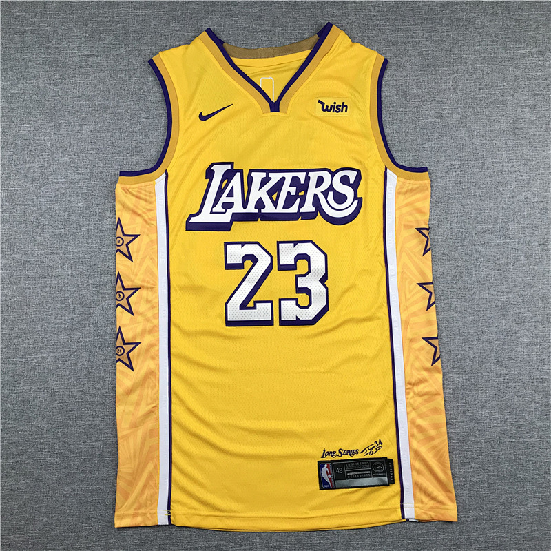 Lakers City Edition Embroidery Jersey S-2XL