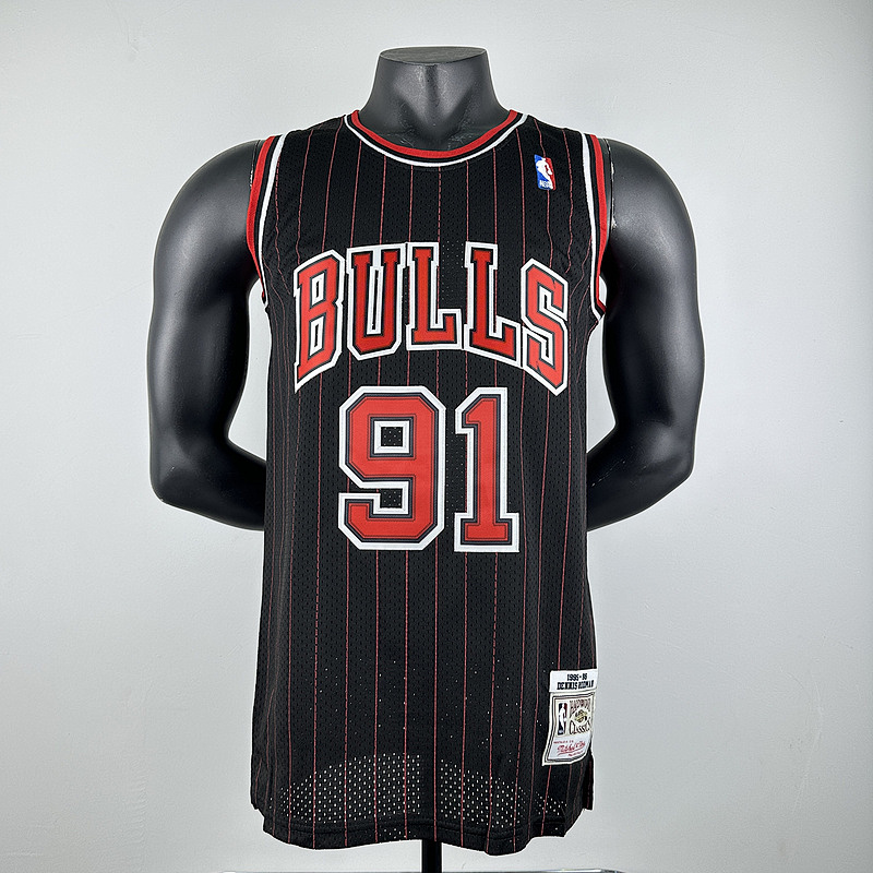 97-98 Bulls Retro Embroidery Jersey S-2XL