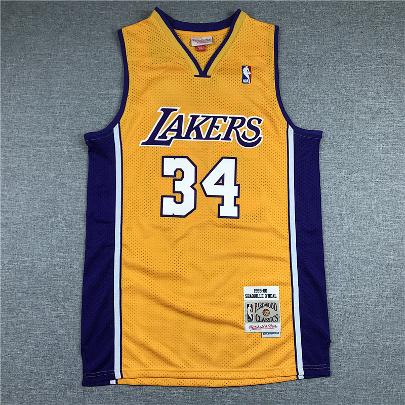 99-00 Lakers Retro Embroidery Jersey S-2XL