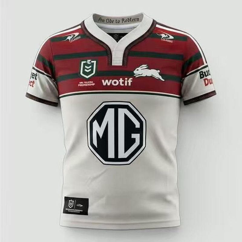 South Sydney Rabbitohs Rugby Jersey S-5XL S-5XL