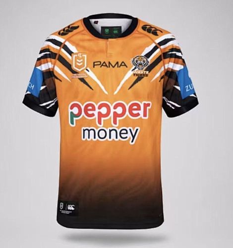 Wests Tigers Home Rugby Jersey S-5XL S-5XL