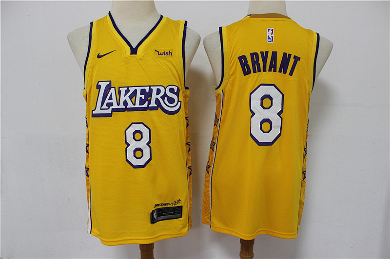 19-20 Lakers Retro City Edition Embroidery Jersey S-2XL
