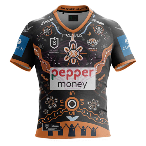 Wests Tigers Rugby Jersey S-5XL S-5XL
