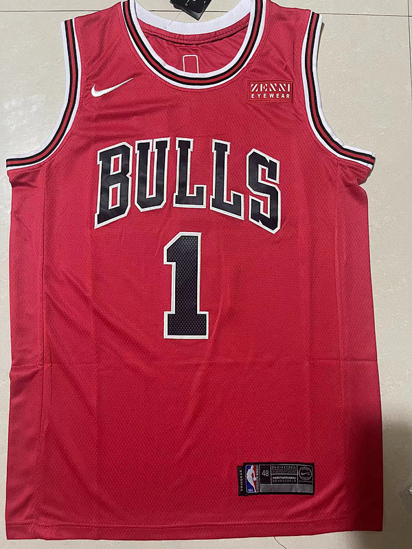 Bulls Embroidery Jersey S-2XL