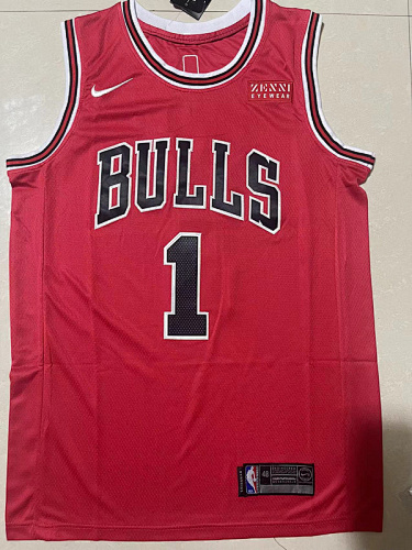Bulls Embroidery Jersey S-2XL