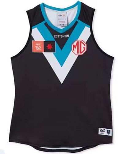 Port Adelaide-Power Vest Jersey S-2XL - Afl S-2XL