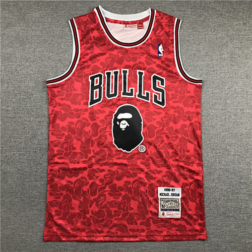 Bulls Embroidery Jersey S-2XL