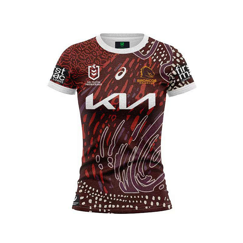 Brisbane Broncos Women Rugby Jersey S-Xl S-Xl