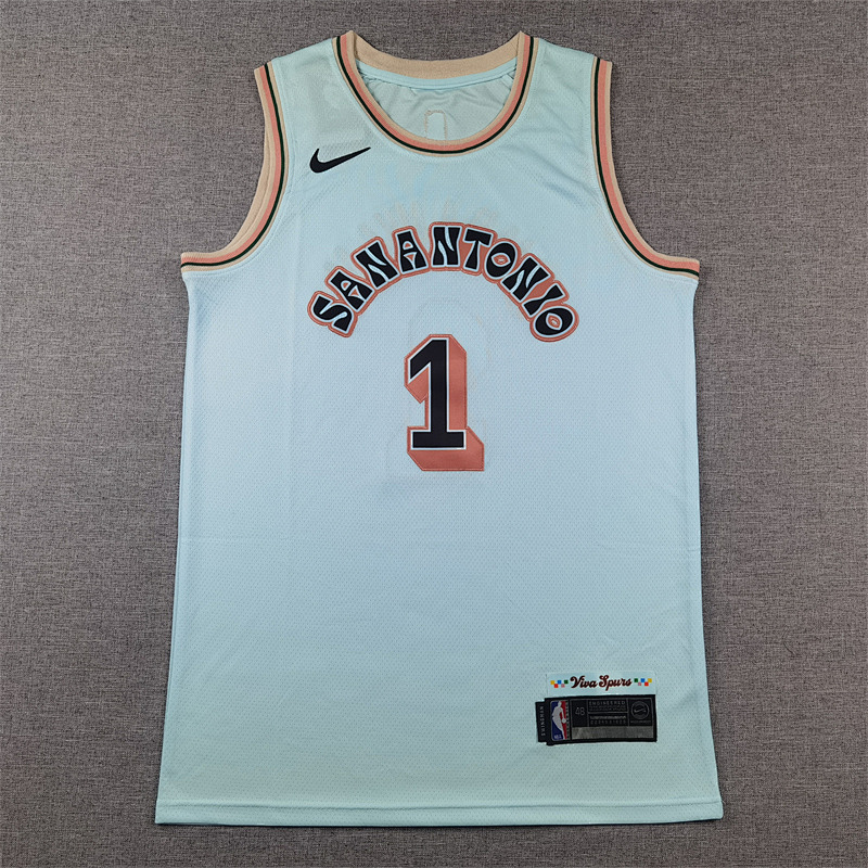 San Antonio Spurs City Edition Embroidery Jersey S-2XL