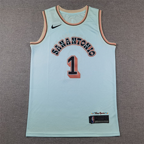 San Antonio Spurs City Edition Embroidery Jersey S-2XL