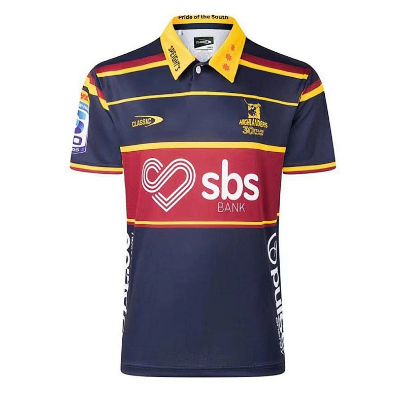 Highlanders Home Rugby Jerseys S-5XL S-5XL