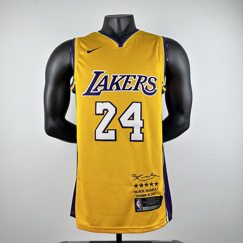 Lakers Embroidery Jersey S-2XL