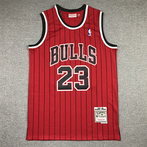 95-96 Bulls Retro Embroidery Jersey S-2XL