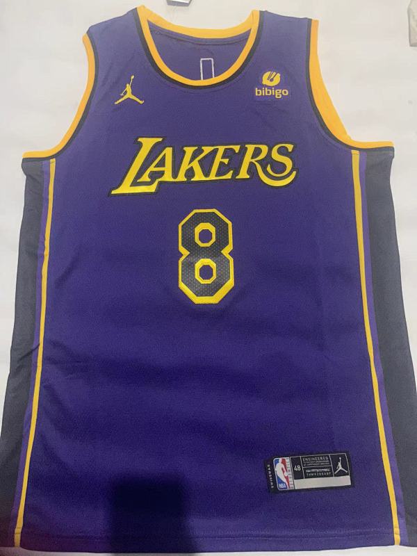 Lakers Embroidery Jersey S-2XL