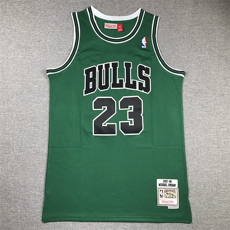 97-98 Bulls Retro Embroidery Jersey S-2XL