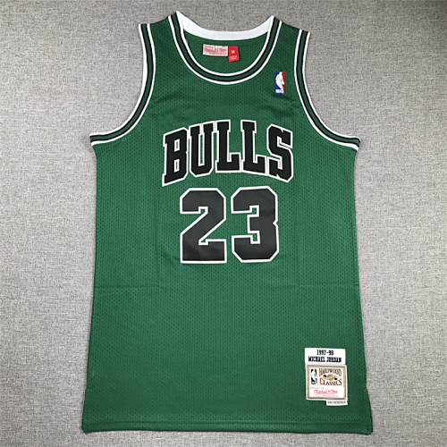 97-98 Bulls Retro Embroidery Jersey S-2XL