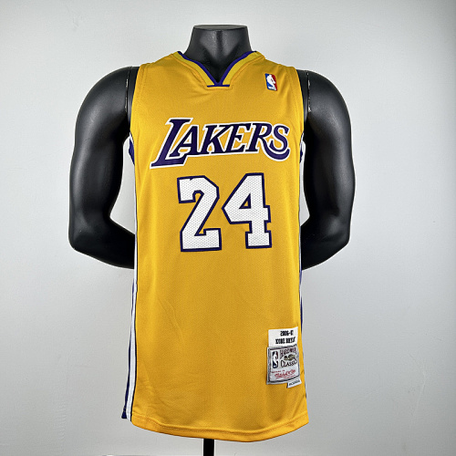 06-07 Lakers Retro Embroidery Jersey S-2XL