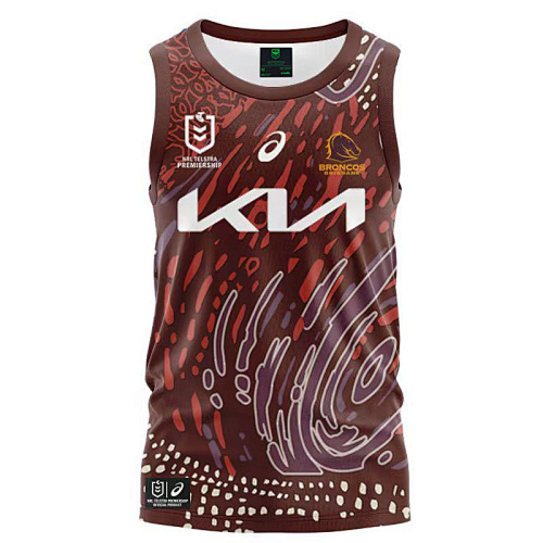 Brisbane Broncos Vest Rugby S-3XL S-3XL