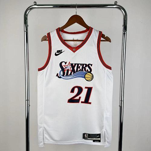 26 76ers Retro Jersey S-2XL 76