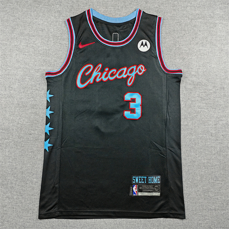 Bulls City Edition Embroidery Jersey S-2XL