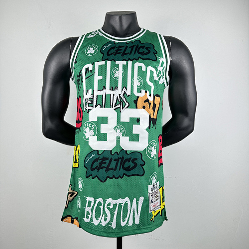 85-86 Celtics Retro Embroidery Jersey S-2XL