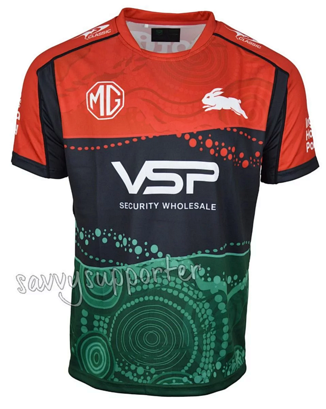 South Sydney Rabbitohs Training Rugby Jersey S-5XL S-5xl