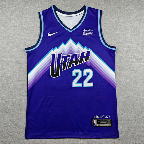 Utah Jazz Embroidery Jersey S-2XL
