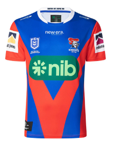 Newcastle Knights Home Rugby Jerseys S-5XL S-5XL