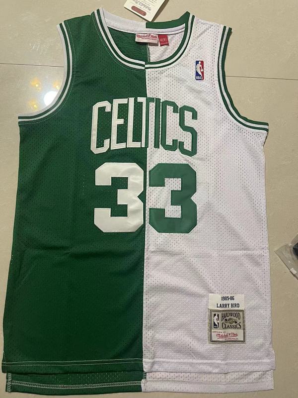 85-86 Celtics Retro Embroidery Jersey S-2XL