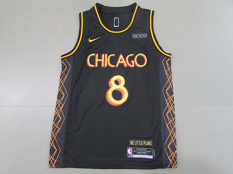 Bulls Embroidery Jersey S-2XL