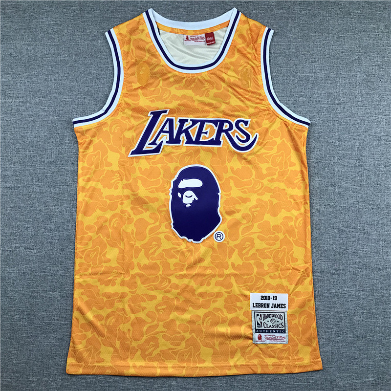 Lakers Embroidery Jersey S-2XL