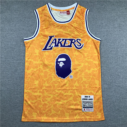Lakers Embroidery Jersey S-2XL