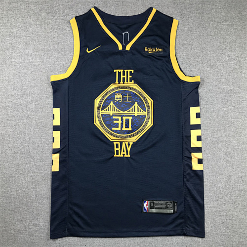 Warriors City Edition Embroidery Jersey S-2XL