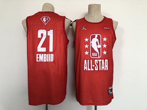 All Star Retro Embroidery Jersey S-2XL 22