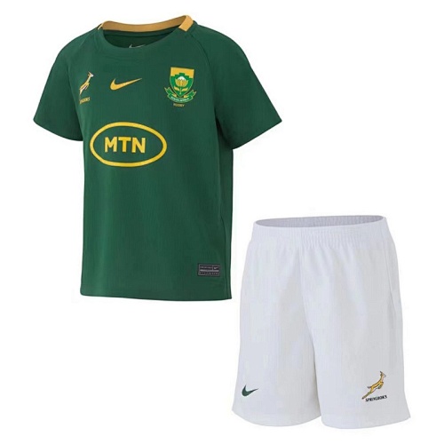 South Africa Springboks Rugby Kids Jersey+shorts Kit 16 -28 16 -28