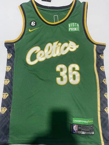 Celtics Embroidery Jersey S-2XL