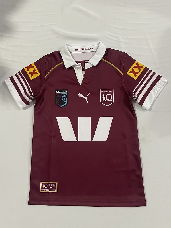 Qld Maroons Kids Rugby Jersey 16 -26